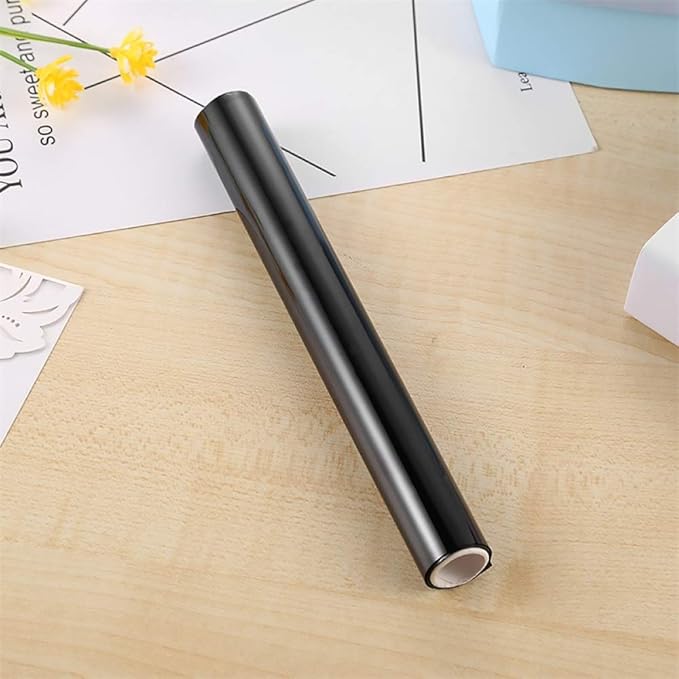 Transfer Foil Paper Bundle for Foil Quill/Heat Foil Pen/Hot Foil Stamping Machine,7.6inchx16.4ft Heat Transfer Foil Roll,5 Assorted Colors Hot Foil Roll Transfer Foil Roll for Craft Card Making