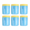 uxcell Pre-Taped Masking Film, 1.8ft x 66ft Plastic Paint Drop Cloth with Medium-Tack Painters Tape for Painting Spraying Protection Blue Film 6Pcs