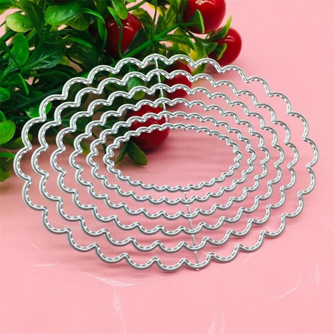 Mvchifay Cutting Dies for Card Making Metal Die-Cuts Scrapbooking Tool Hollow Frame DIY Craft Punch Template Embossing for Paper Album Decor (Sunflower-11.1x14.3cm)
