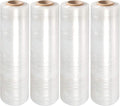 PackageZoom 16 Rolls 15" x 1500 Ft Stretch Wrap Heavy Duty, 55 Gauge High Performance Stretch Film Replaces 80 Gauge Low Films, Clear Hand Stretch Wrap