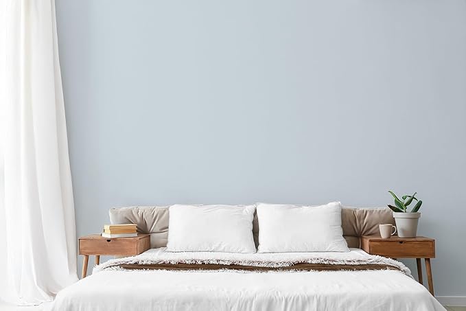 EVOLVE Paint & Primer: Environment-friendly, Low Sheen with One-coat Coverage for Interior & Exterior surfaces (Pale Blue, 5-Gallon)