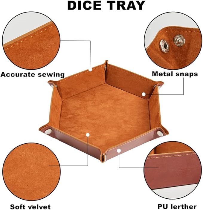 DND Dice Set 35 Pcs Polyhedral Dungeons and Dragons Rolling Dice for D&D RPG MTG Table Games Dice Bulk with Colorful Drawstring Bags and Dice Tray (Retro)