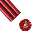 UNIQOOO Mailable Glue Gun Sealing Wax Sticks for Wax Seal Stamp - Metallic Burgundy Wine Red, For Birthday Cards, Wedding Invitations, Envelopes, Snail Mails, Wine Packages, Xmas Gift Ideas, Pack of 8