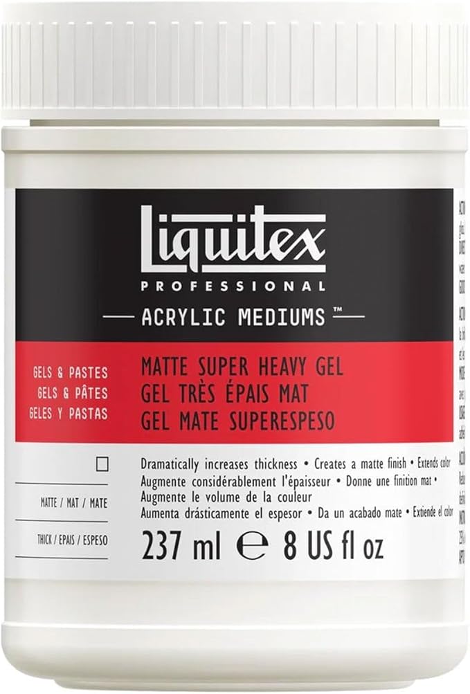 Liquitex Professional Matte Super Heavy Gel Medium, 237ml (8-oz)