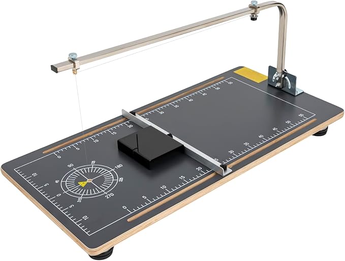 Foam Cutting Machine 110V 30W Hot Wire Board Foam Cutting Machine,Styrofoam Cutter Cutting Foams Table Tool Temperature Adjusted for Sponge Pearl Cotton Kt Board Cutting,Black