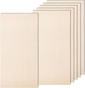 6 Pack 12 x 24 x 1/4 Inch-6mm Thick Basswood Sheets for Crafts Unfinished Plywood Sheets Rectangular Wood Panel Boards for DIY Laser Project, Wood Burning, Engraving, Architectural Models, Staining