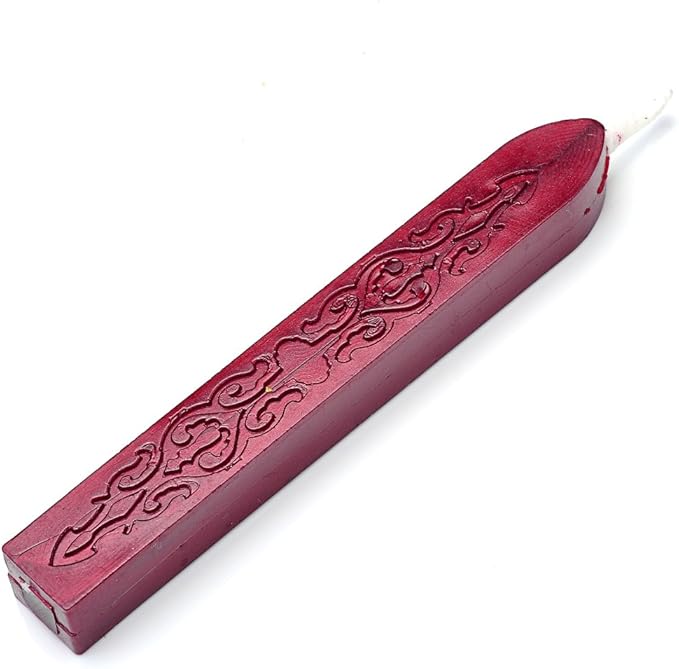 Wax Seal Sticks, Yoption 5 Pcs Totem Fire Manuscript Sealing Seal Wax Sticks with Wicks Multi-Color Cord Wick Sealing Wax for Postage Letter Retro Vintage Wax Seal Stamp (Five Mix Color)