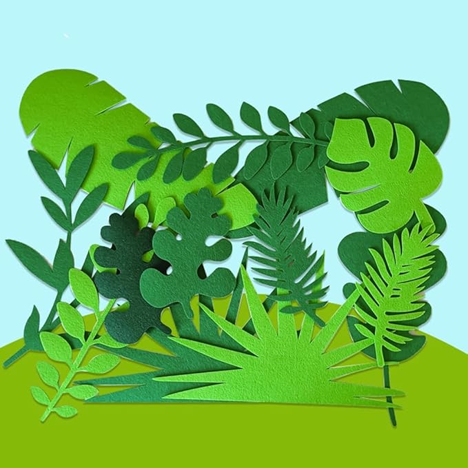 24 Pcs Felt Fabric Sheets, 8 Inch X 12 Inch St. Patrick's Day Green Craft Felt 1mm Thick A4 Stiff Felt Sheets for DIY Supplies(Green Series)