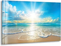 My Photostation.com 43Wx27H'' Beautiful Sunset & Ocean Glass Wall ArtTempered Glass Printing Wall Decor Large Wall Art Wall Hangings