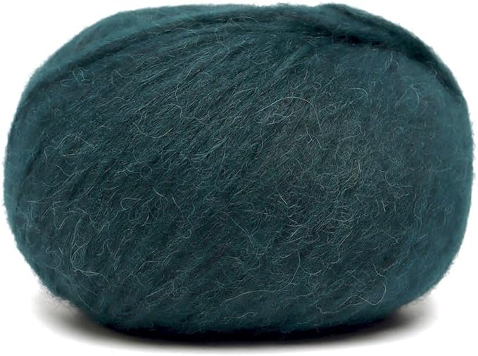 Pullu - Baby Alpaca Merino Wool Yarn Set of 3 Skeins (150 Grams) Worsted Weight - Sourced Directly from Peru - Heavenly Soft and Perfect for Knitting and Crocheting (Emerald Green)