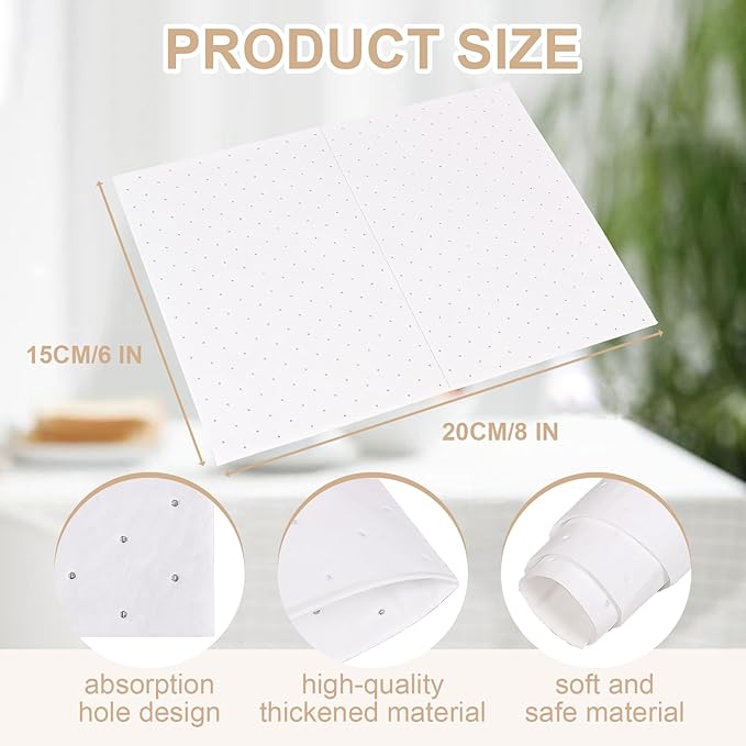 PONO 200 Pcs Oil Absorbent Pads, 15x20 in White Heavy Weight Oil-Only Absorbent Pad,Used for Oil Spill Cleaning in Garage Workshop, Reusable, Washable, Durable
