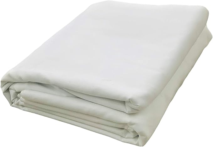 AK TRADING CO. Muslin Fabric/Textile Bleached - Draping Fabric - Bleached White 10 Yards Medium Weight - 100% Cotton (60in. Wide)