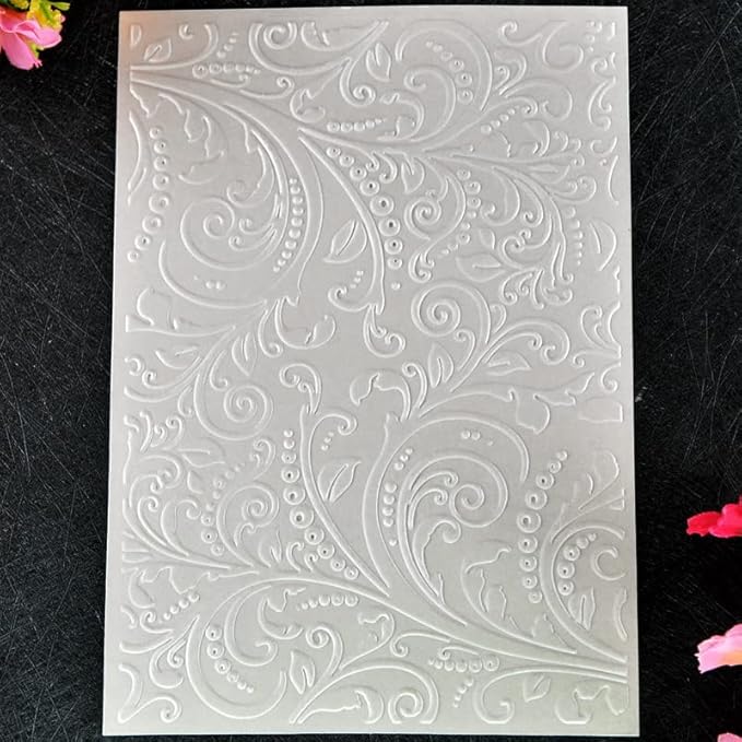 DDOUJOY Leaves Berry Plastic Embossing Folders for Card Making Scrapbooking and Other Paper Crafts 2101003