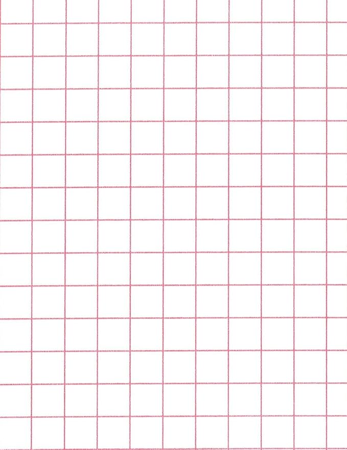 Red Grid InkJet Heat Transfer Paper - 8.5 x 11 (10 Sheets Pack)