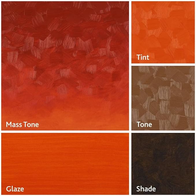 Tusc & Pine Artist Oil Paint - Alizarin Orange, 40 ml, Non-Yellowing, Rich & Creamy Consistency, Maximum Pigment Load, Small Batch Milled Oil Paints Made in the USA for Professional Artists