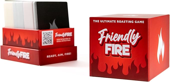 Friendly Fire Roasting Card Game for Adults - Ideal for Memorable Family Nights, Adult Game Night, and Hilarious Parties - Funny Gifts for Adults