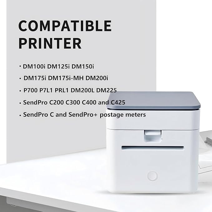 LCL Compatible Ink Cartridge Replacement for Pitney Bowes 793-5 DM100i DM125i DM150i DM175i DM175i-MH DM200i P700 P7L1 PRL1 DM200L DM225 SendPro C200 SendPro C300 SendPro C400 SendPro (3-Pack Red)
