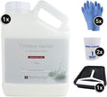 Breathing Color Timeless Archival Print Varnish Kit - 1 Gallon, Glossy Finish, Best Canvas Coating, Certified Archival Quality, Includes Foam Roller, Mixing Cups, and Gloves Bundle