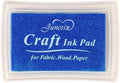 Dark Blue Ink Pad Finger Washable Kids Stamp Ink Pad for Rubber Stamps Paper Scrapbooking
