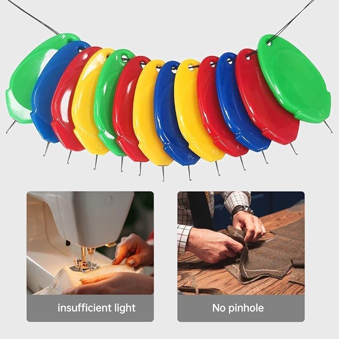 Sewing Machine Needle Threader,2024 New Plastic Needle Threaders,Simple Needle Threader Tool for Hand Sewing,Simple Quick Sewing Machine Needle Threader (Random Color) (20 PCS)