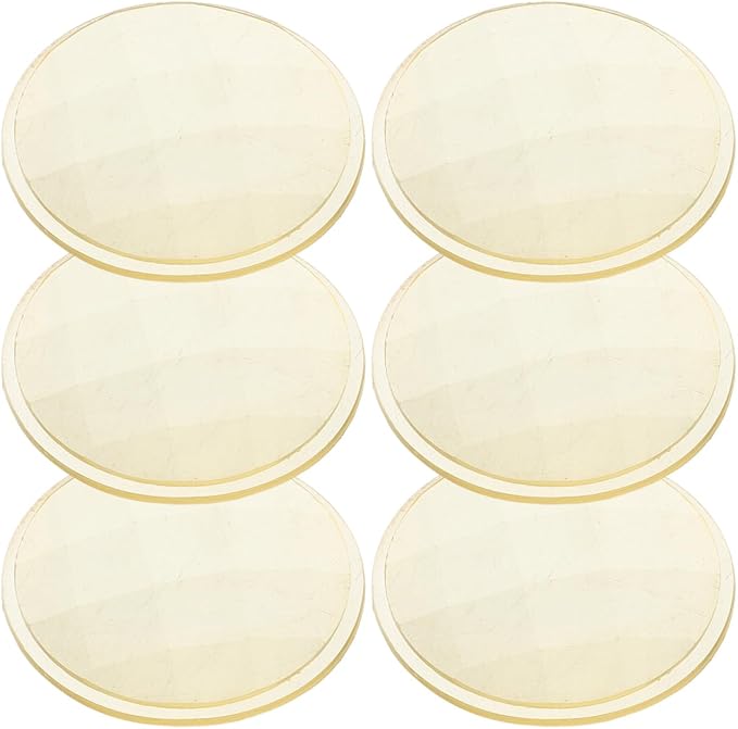 VOSAREA 6pcs High Clarity Kaleidoscope Lens Kit Prism for DIY Crafts Toy Making Multifaceted Lens for Homemade Kaleidoscope Projects