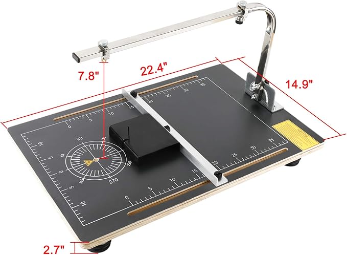 YaeTek Micromot Hot Wire Cutter Thermocut Foam Cutting Machine, 110V Table Top Styrofoam Cutter Cutting Foams, Sponge, Pearl Cotton, KT Board DIY Styrofoam Polystyrene