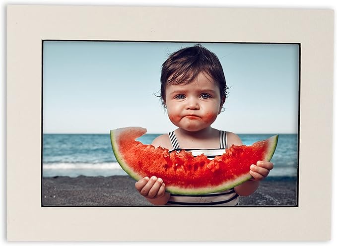 Pack of 25 Acid Free 11x14 Mats Bevel Cut for 8.5x11 Photos - White with Black Core Precut Matboards With Backing Boards and Clear Photo Mat Bags For Pictures, Photos, Framing - 4-ply Thickness
