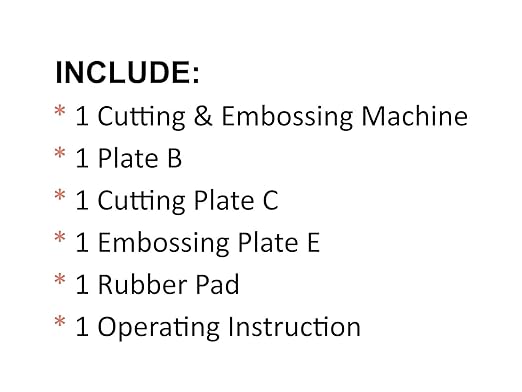 Bira Die Cutting & Embossing Machine, Mini Die Cut Machine, Metal Roller, 3 1/8" Feeding Slot for 3" Paper (Machine)