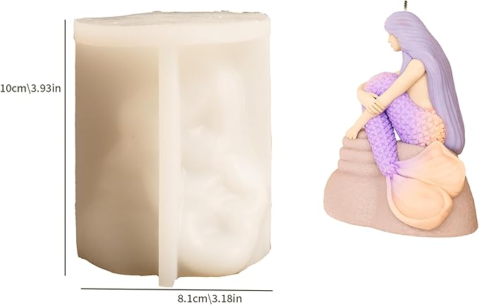 Religion Cylinder Nativity Jesus Angel Soap Resin Casting 3D Nativity Scene Candle Making Molds