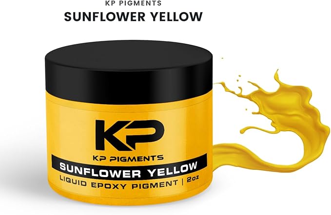 Epoxy Pigment Paste for Epoxy Resin, Tint/Pigment Paste with Spoon for Arts and Crafts, Jewelry, Resin Woodworking and More! (Sunflower Yellow)