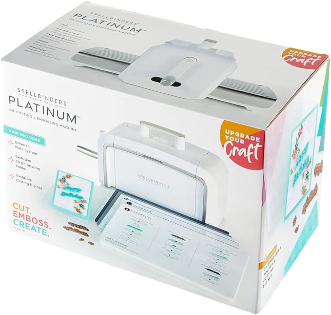 Spellbinders Platinum Die Cutting and Embossing Machine (8.5 Inch Platform + Universal Plate System)