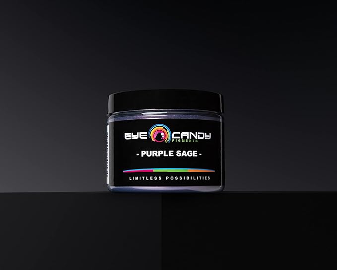 Eye Candy Pigments Premium Purple Mica Powder - Purple Sage (25gr) - for Epoxy, Resin, Soap, Paint, Woodworking, Acrylic Pouring, Bath Bombs, Fishing Lures - DIY Arts and Crafts Additive