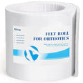 Pllieay Adhesive Felt Premium Grade, Orthopedic Felt Roll 1/4" x 6" x 2.5yd. Quality Rayon Blend for Provide Cushioning and Support in Pain Foot