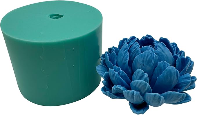 3D Blooming Chrysanthemum Silicone Mold for Crystal Epoxy Resin Flower,Home Decoration Flower Molds Aroma Plaster Stone Disffuer Mould, DIY Candle Wax Resin Craft Silicone Mould
