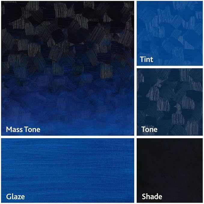Tusc & Pine Artist Oil Paint - Phthalo Blue, 40 ml, Non-Yellowing, Rich & Creamy Consistency, Maximum Pigment Load, Small Batch Milled Oil Paints Made in the USA for Professional Artists