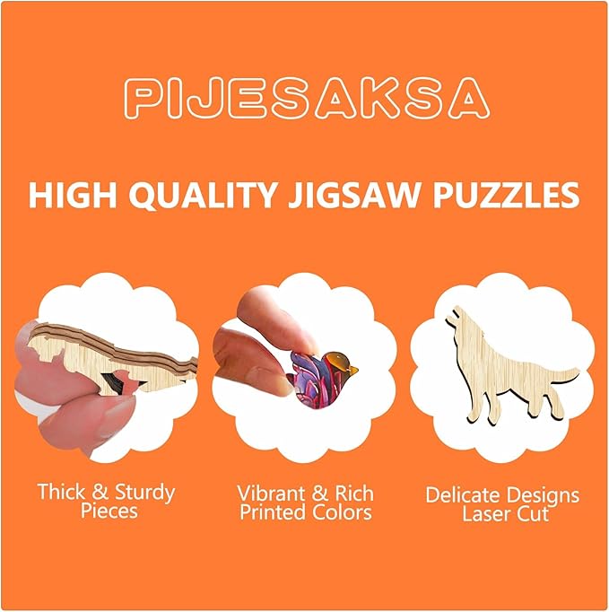 Wooden Puzzles for Adults, Mechanical Dragon Wooden Jigsaw Puzzles for Adults, Wood Puzzles Adult, Unique Animal Shape, Gifts for Friends and Family, Wall Art Canvas Puzzle (S -8.5 * 8.4in -100 pcs)
