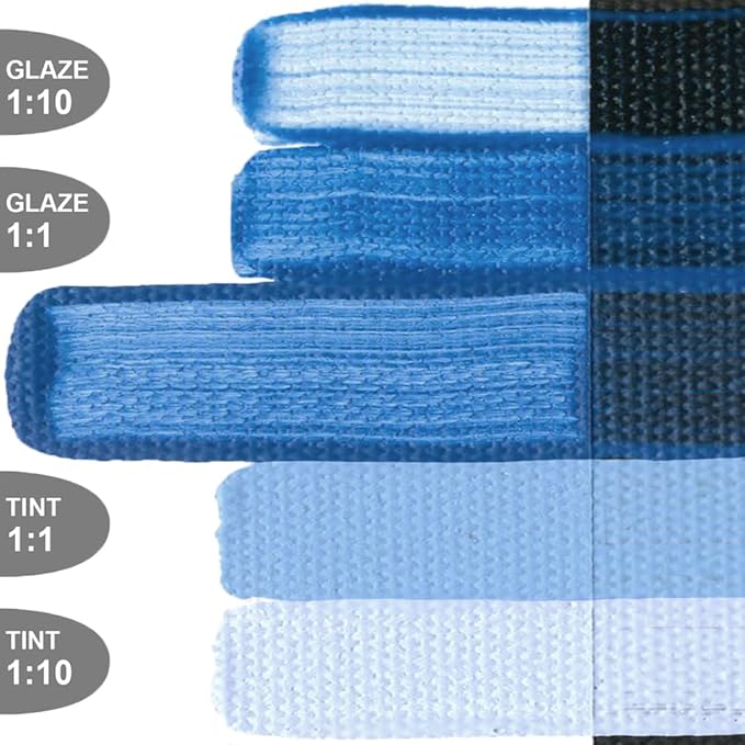 OPEN Slow-Drying Acrylics by GOLDEN, Cerulean Blue Chromium, 5 fl oz. tube, Professional Acrylic Paint, Semi-Transparent