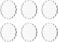 PATIKIL 2.8" Acrylic Stamp Block, 6Pcs Clear Stamping Block with Grid Lines Decorative Mounting Blocks Round for Scrapbooking DIY Crafts Card Making