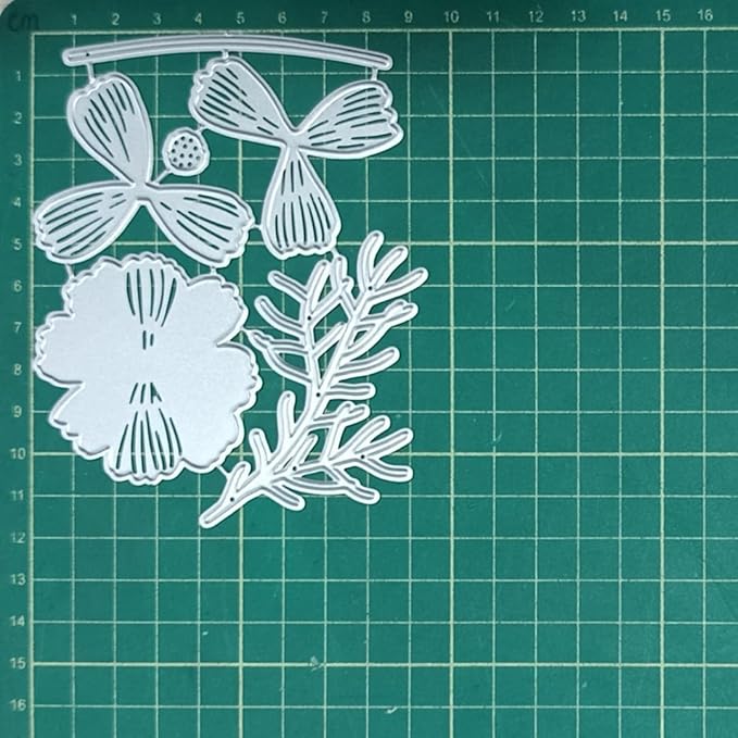 Cutting Dies Metal Stencils Scrapbooking Tools DIY Embossing Template for Paper Card Making Album Arts Crafts Supplies (Galsang Flower-9.5x11.7cm)