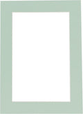 6x8 Mat for 8x10 Frame - Precut Mat Board Acid-Free Honeydew Green 6x8 Photo Matte Made to Fit a 8x10 Picture Frame, Premium Matboard for Family Photos, Show Kits, Art, Picture Framing, Pack of 1 Mat