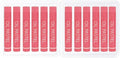 PATIKIL Red Plum Oil Pastels, 12Pcs Soft Oil Crayons Creamy Pastels Stick Art Supplies for Art Painting Drawing Blending Graffiti for Artists Beginners