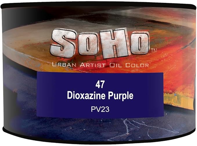 Soho Urban Artist Oil Paint - Dioxazine Purple, 430 ml Can - Best Valued Oil Colors for Painting, Excellent Pigment Load