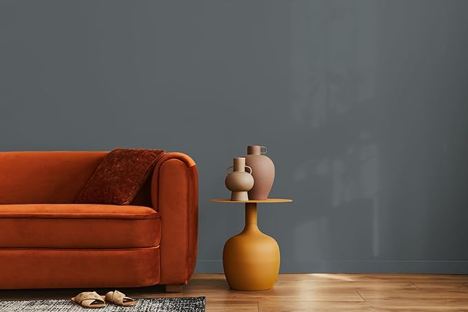 EVOLVE Paint & Primer: Environment-friendly, Low Sheen with One-coat Coverage for Interior & Exterior surfaces (Seal Gray, 5-Gallon)