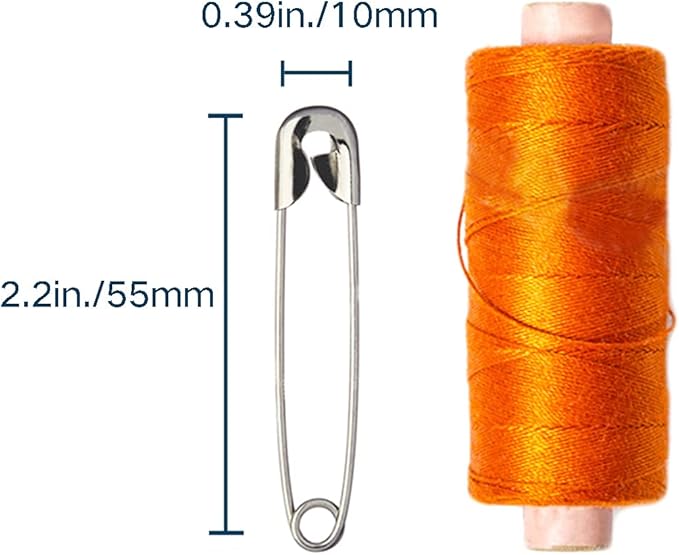 300 PCS Safety Pin,2.2Inch/54mm Safety Pins Bulk,Safety Pin, Small Safety Pins with a Convenient Box,Safety Pins for Clothes Home Office