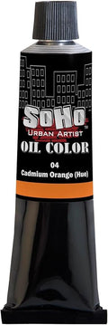 Soho Urban Artist Oil Paint - Cadmium Orange Hue, 170 ml Tube - Best Valued Oil Colors for Painting, Excellent Pigment Load