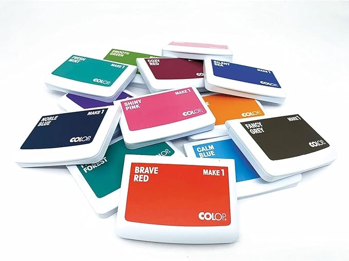COLOP Make Series, Ink Stamp Pads, with Non-Toxic Premium Ink, Water-Based Acid-Free (Fir Forest, Make 1-1-15/16" x 3-1/2")