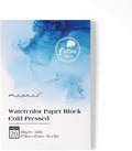 Watercolor Paper Block 7x10 Inch, Fuumuui 100% Cotton Paper Pad, 20 Sheets, Cold Pressed, Acid-Free, 140 lb/300gsm for Painting, Drawing, Art Journaling, Professional Artist Quality