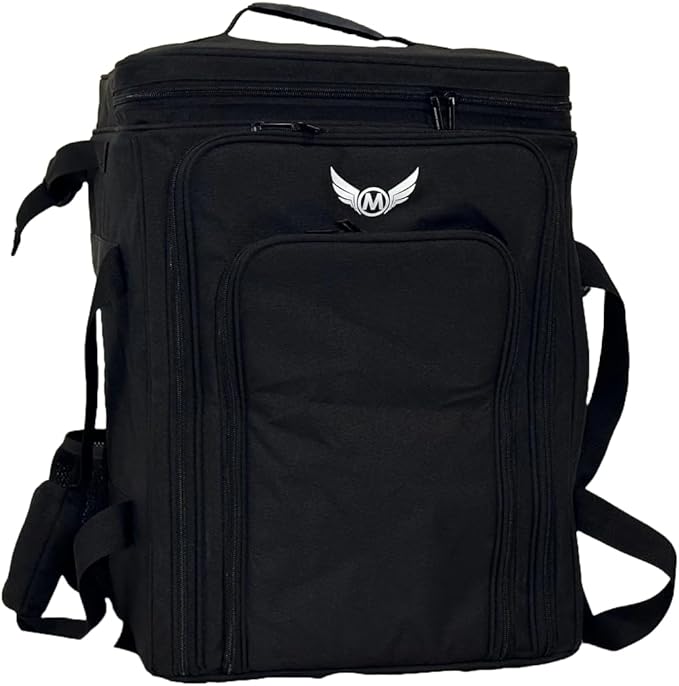 Ultimate Board Game Travel Bag – Durable Storage Case for Up to 10 Games, Water-Resistant, Adjustable Strap & Handles – Perfect for Game Nights, Conventions & Tournaments (Parent) (Black)