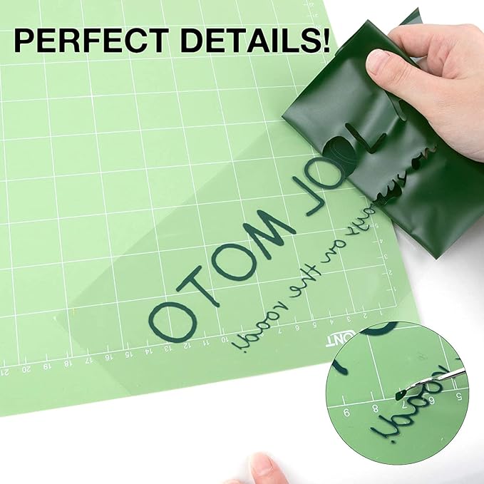 HTVRONT HTV Vinyl Rolls Heat Transfer Vinyl - 12" x 8ft Dark Green HTV Vinyl for Shirts, Iron on Vinyl for All Cutting Machine - Easy to Cut & Weed for Heat Transfer Design (Dark Green)