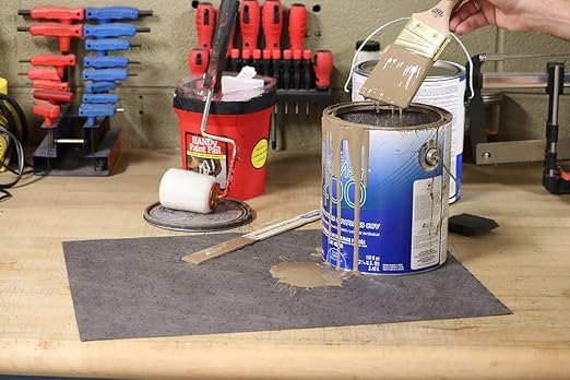 PIG Absorbent Mat Roll for Oil and Other Liquids - 1 Mediumweight Mat Roll - 10" x 25' - Absorbs up to 1.75 Gallons per Roll - PM50572